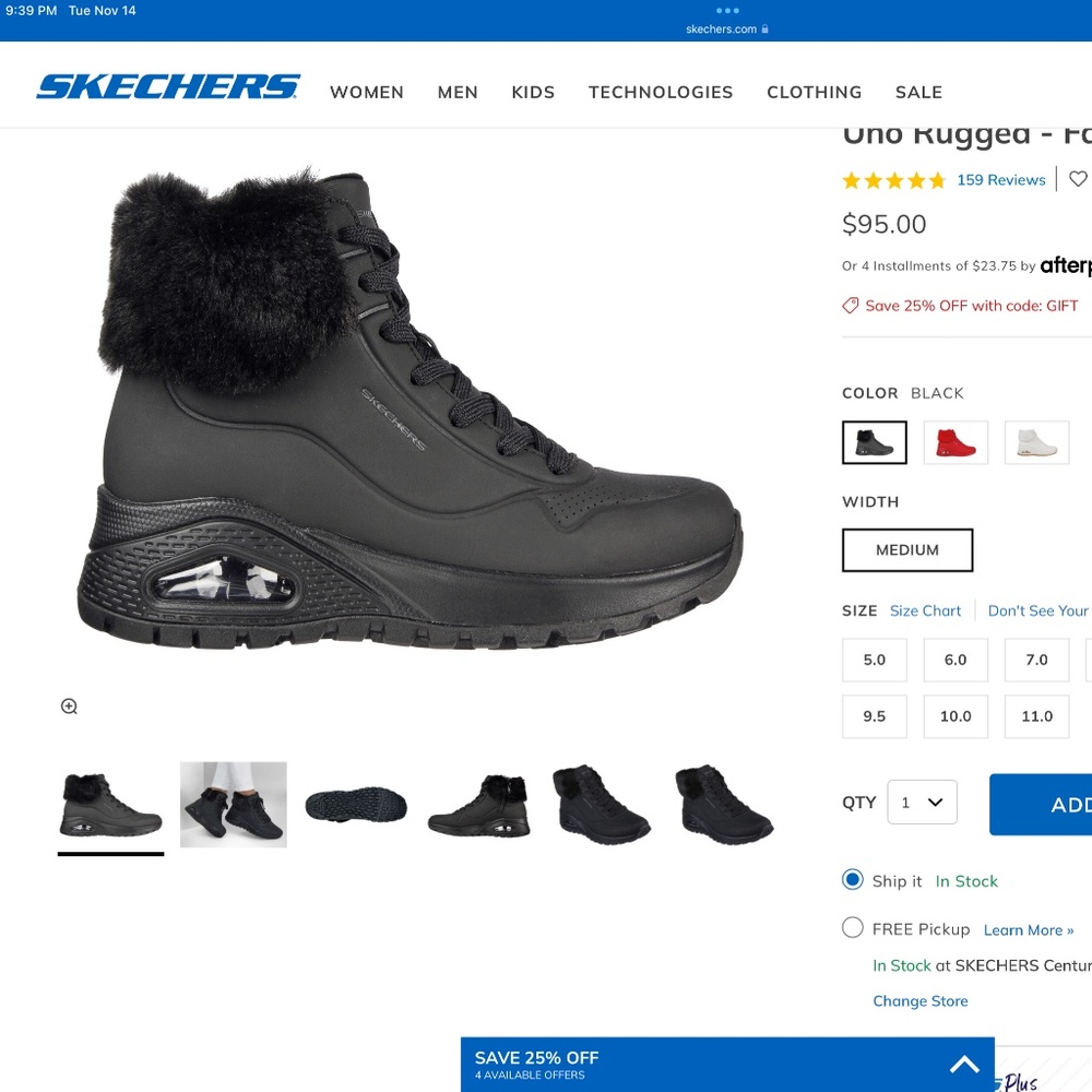 Skechers Uno Boots